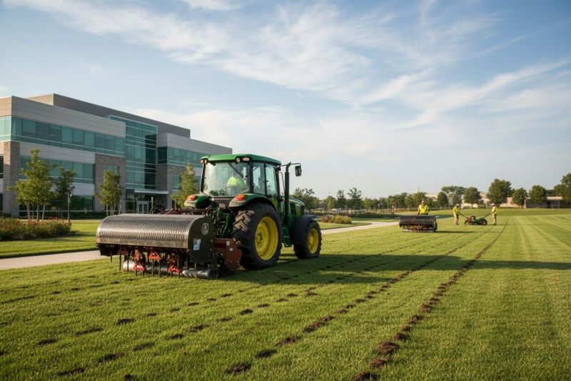 Deep Tine Aeration Service