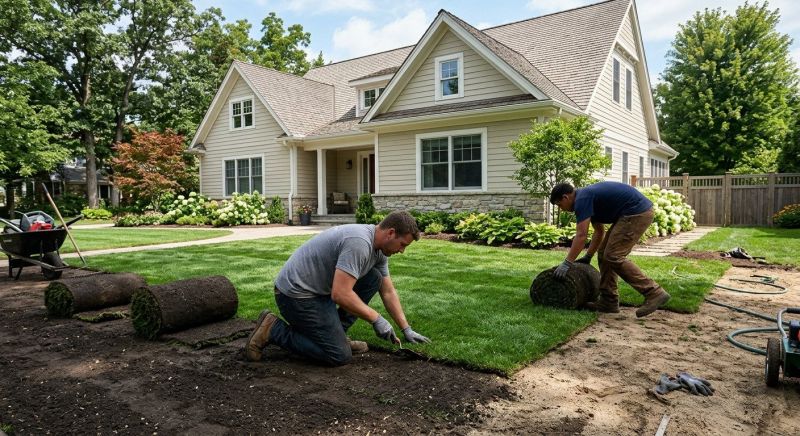 Grass Installation in Aiken, SC