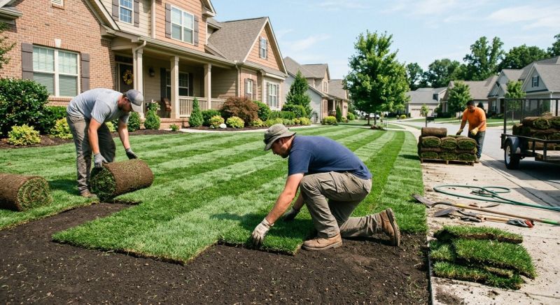 Lawn Sodding in Rockwall, TX