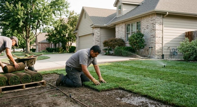 Ryegrass Sod Installation in Aiken, SC